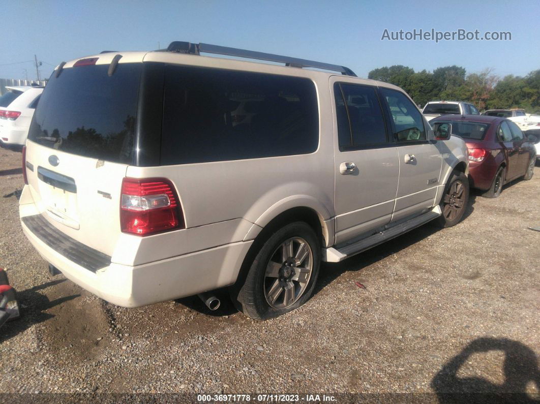 2007 Ford Expedition El Limited White vin: 1FMFK19557LA21231