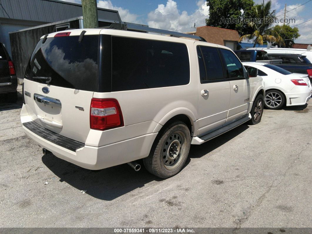 2007 Ford Expedition El Limited Beige vin: 1FMFK19557LA21231