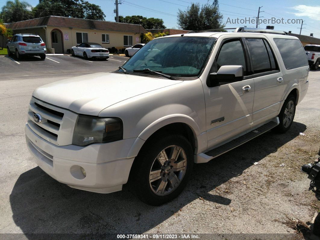 2007 Ford Expedition El Limited Beige vin: 1FMFK19557LA21231