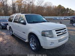 2007 Ford Expedition El Limited White vin: 1FMFK19557LA22380