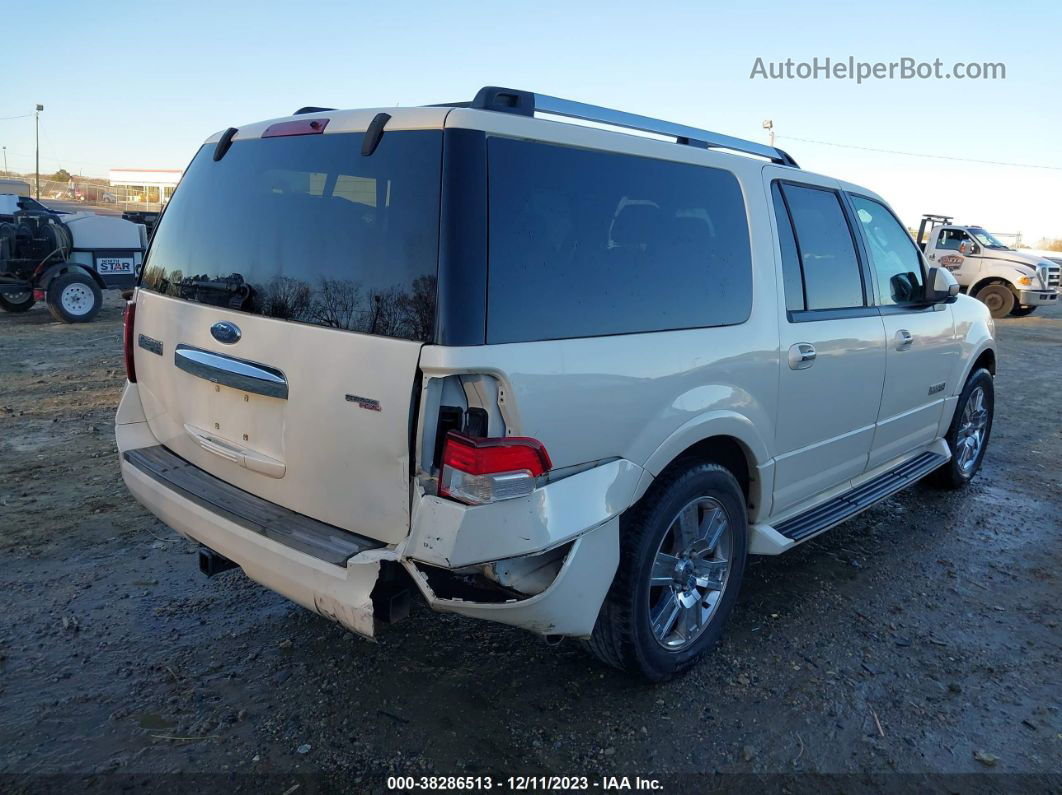 2007 Ford Expedition El Limited White vin: 1FMFK19557LA22380