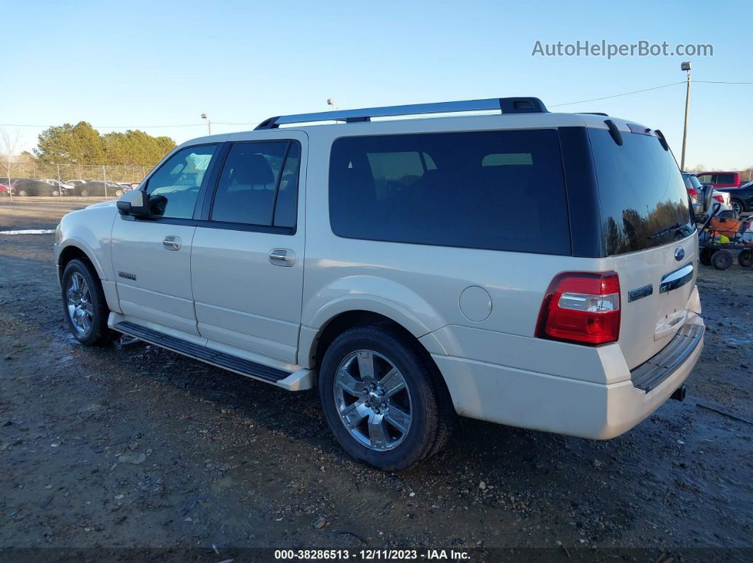 2007 Ford Expedition El Limited White vin: 1FMFK19557LA22380