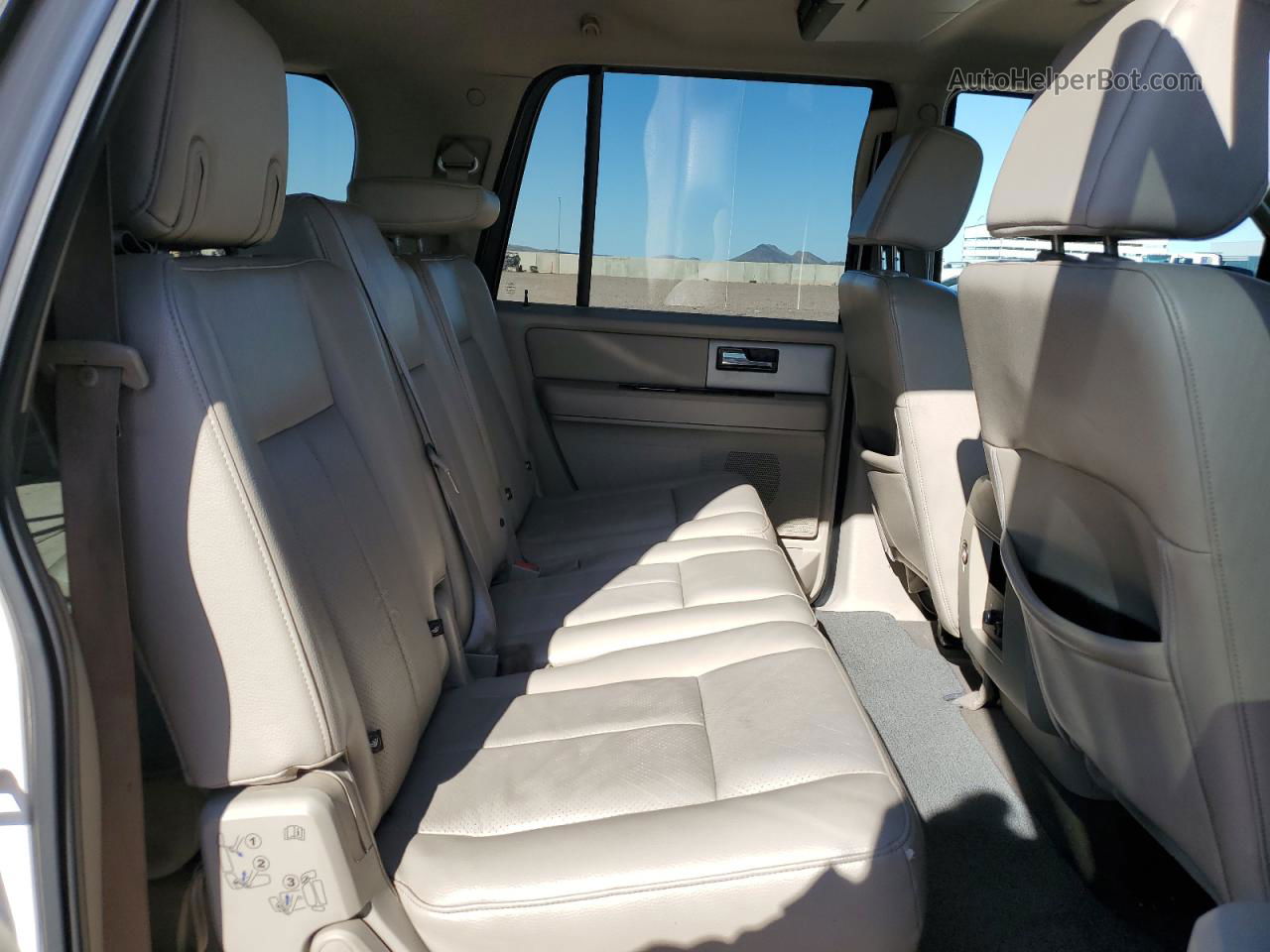 2007 Ford Expedition El Limited White vin: 1FMFK19577LA19948