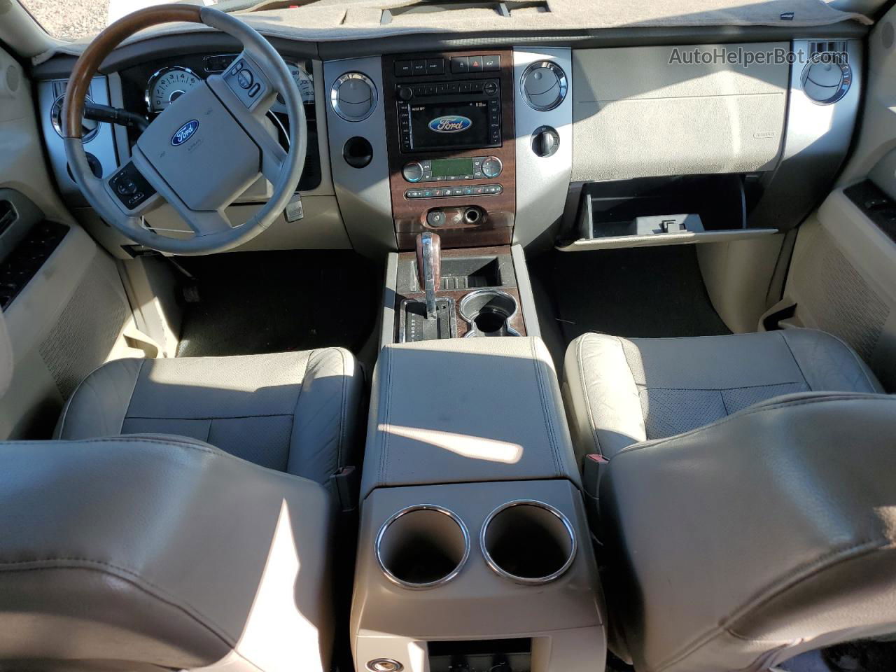 2007 Ford Expedition El Limited White vin: 1FMFK19577LA19948