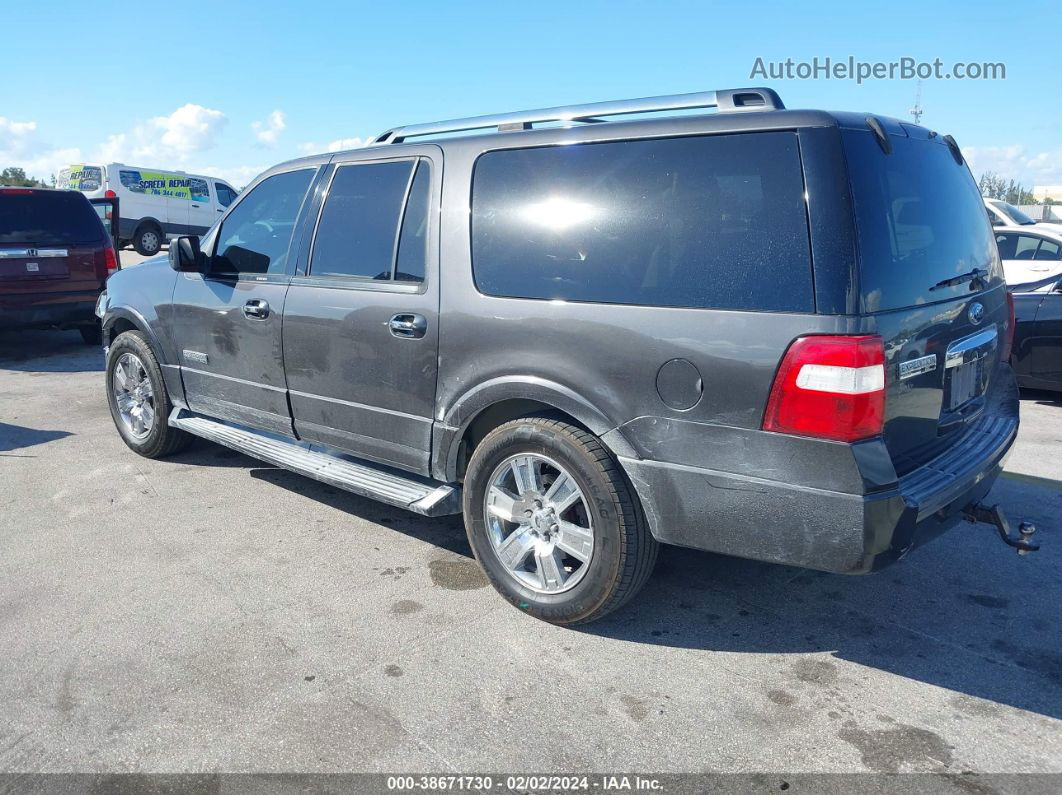 2007 Ford Expedition El Limited Black vin: 1FMFK19577LA44851