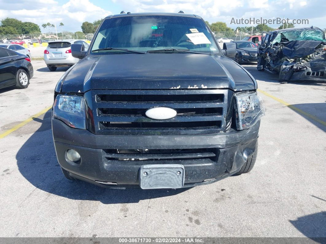 2007 Ford Expedition El Limited Black vin: 1FMFK19577LA44851