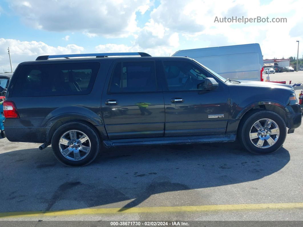 2007 Ford Expedition El Limited Black vin: 1FMFK19577LA44851