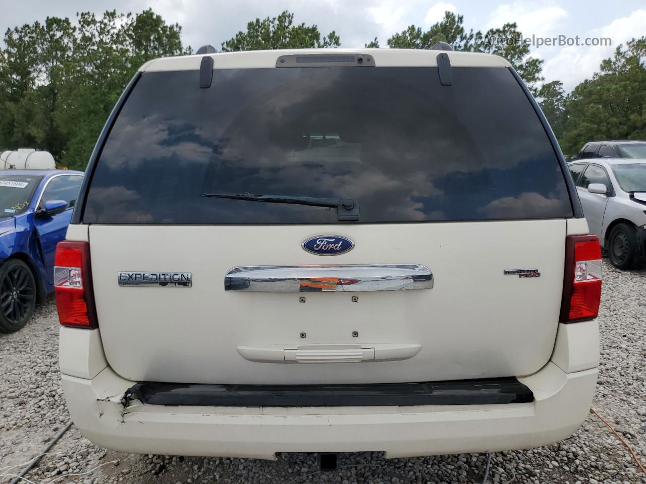 2007 Ford Expedition El Limited Белый vin: 1FMFK19577LA99090
