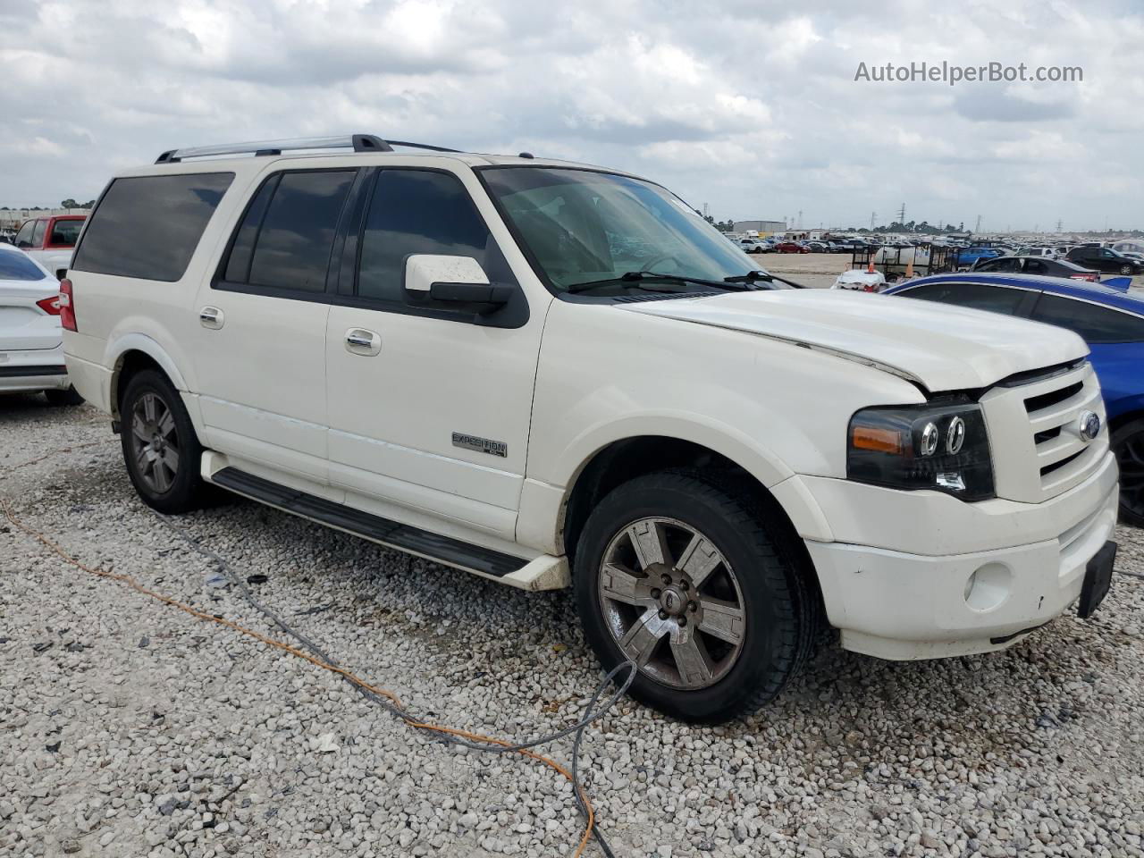 2007 Ford Expedition El Limited Белый vin: 1FMFK19577LA99090