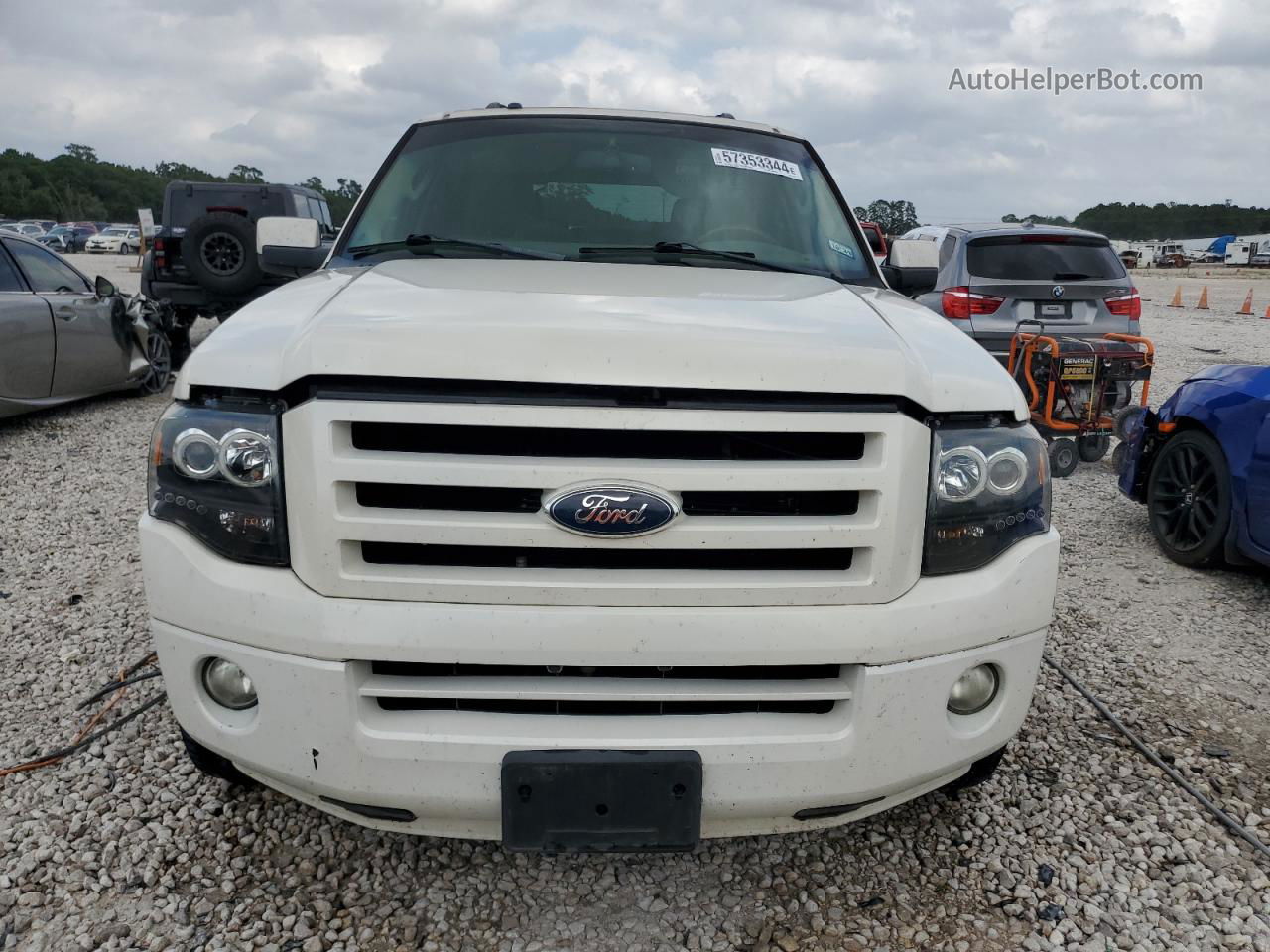 2007 Ford Expedition El Limited Белый vin: 1FMFK19577LA99090
