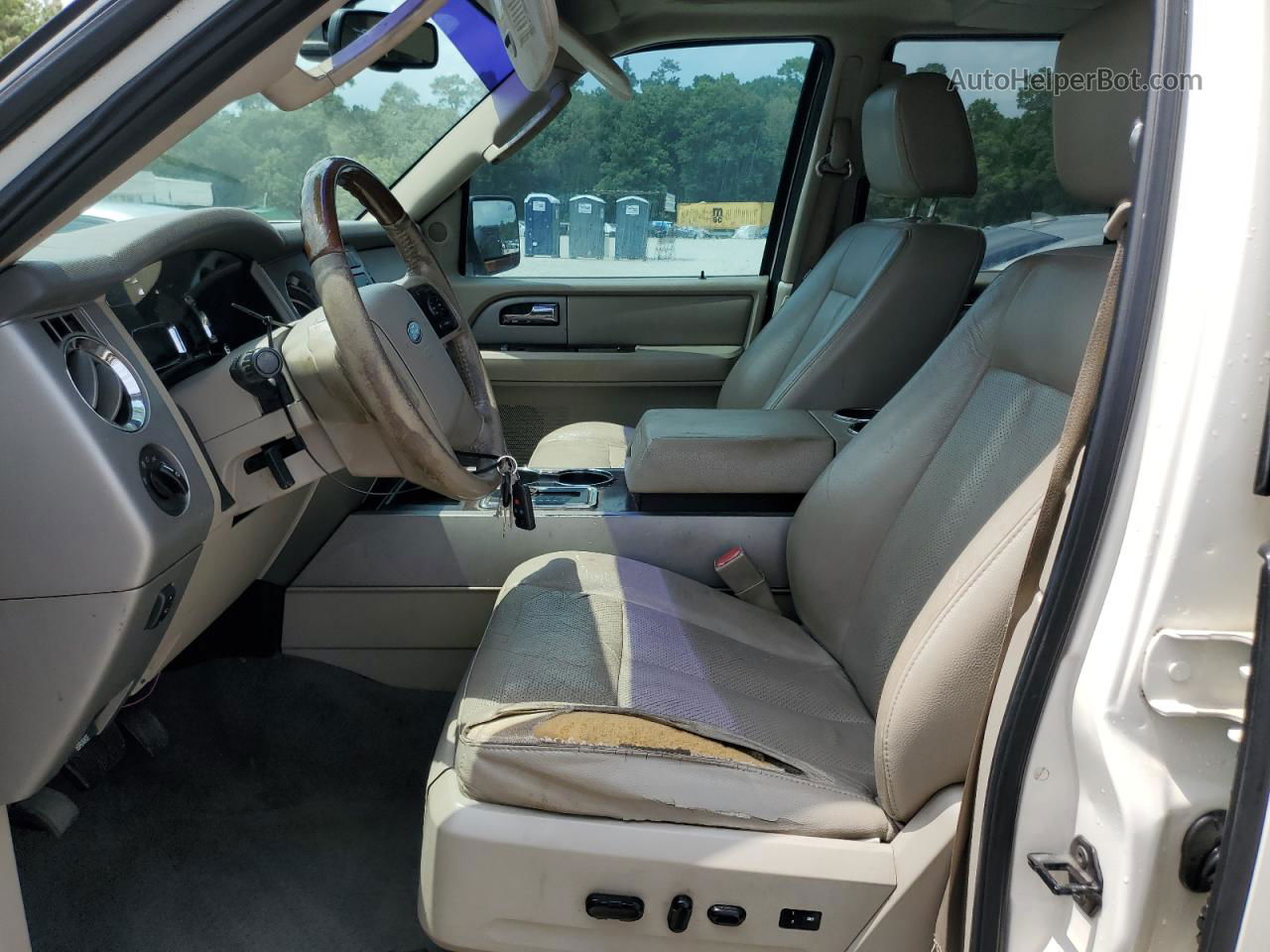 2007 Ford Expedition El Limited Белый vin: 1FMFK19577LA99090