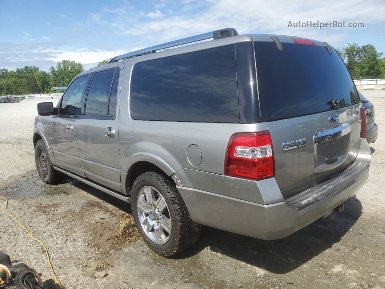 2008 Ford Expedition El Limited Silver vin: 1FMFK19578LA58623