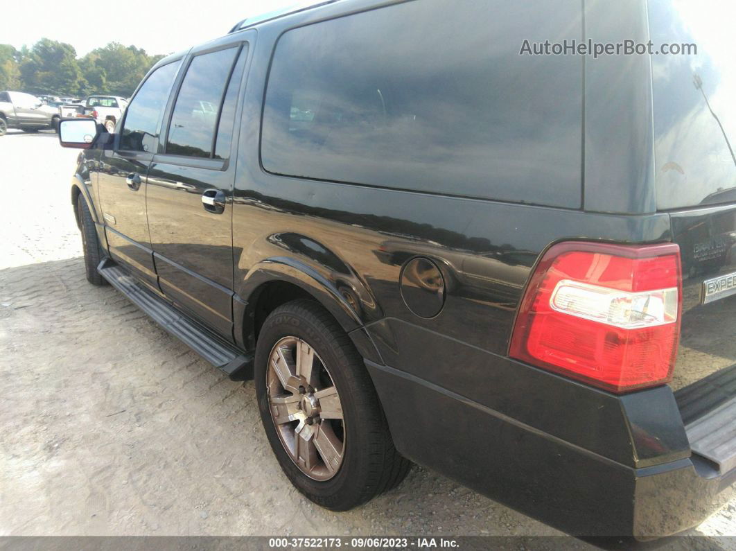 2007 Ford Expedition El Limited Black vin: 1FMFK19597LA06358