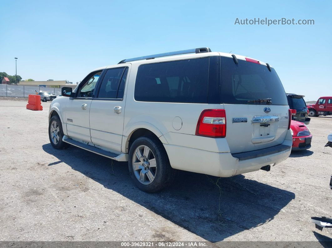 2007 Ford Expedition El Limited White vin: 1FMFK195X7LA02531