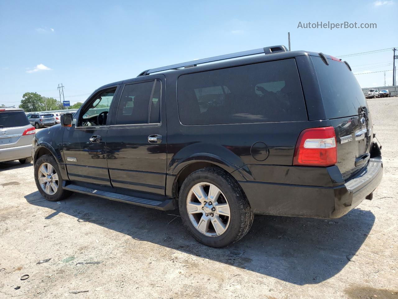 2007 Ford Expedition El Limited Черный vin: 1FMFK195X7LA09043