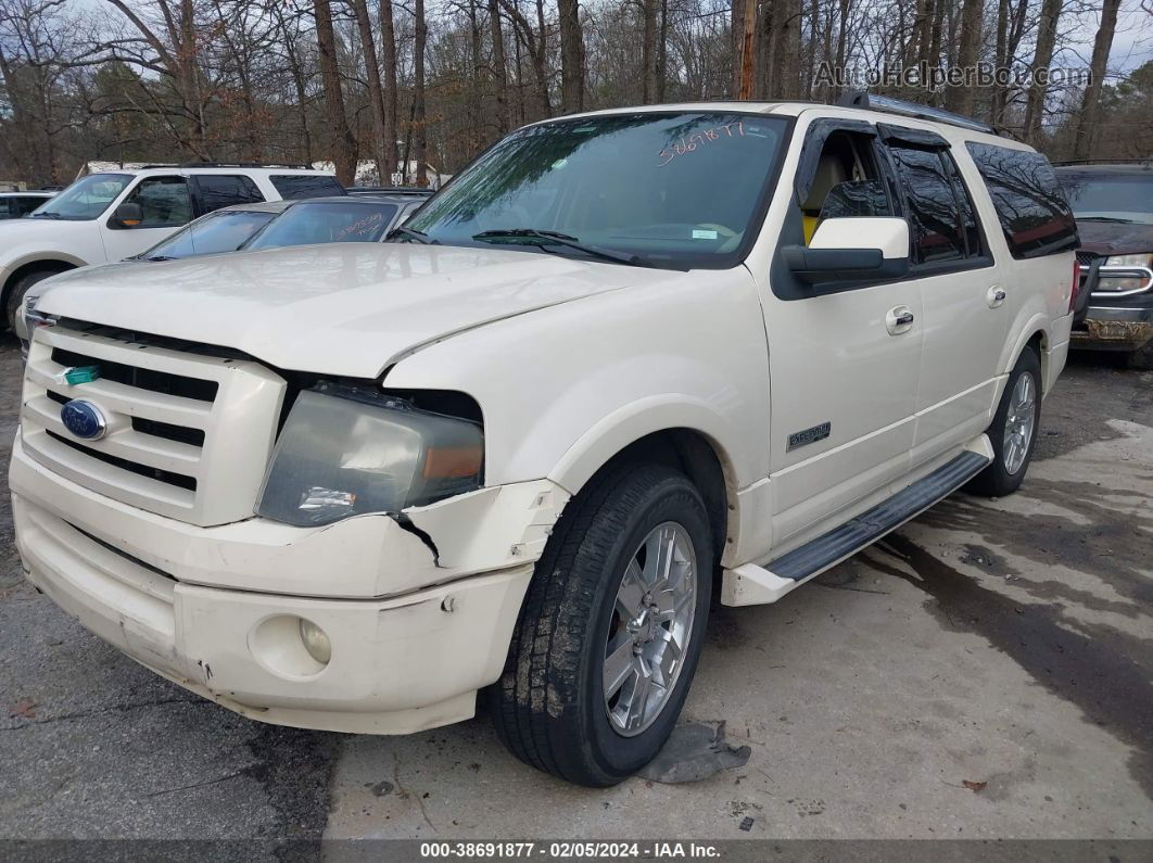 2007 Ford Expedition El Limited Cream vin: 1FMFK195X7LA09107