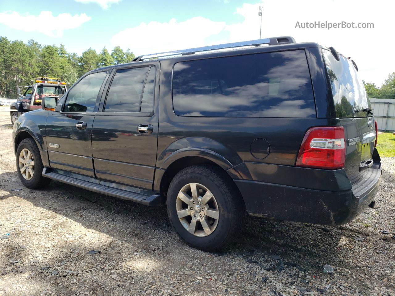 2007 Ford Expedition El Limited Black vin: 1FMFK195X7LA61028