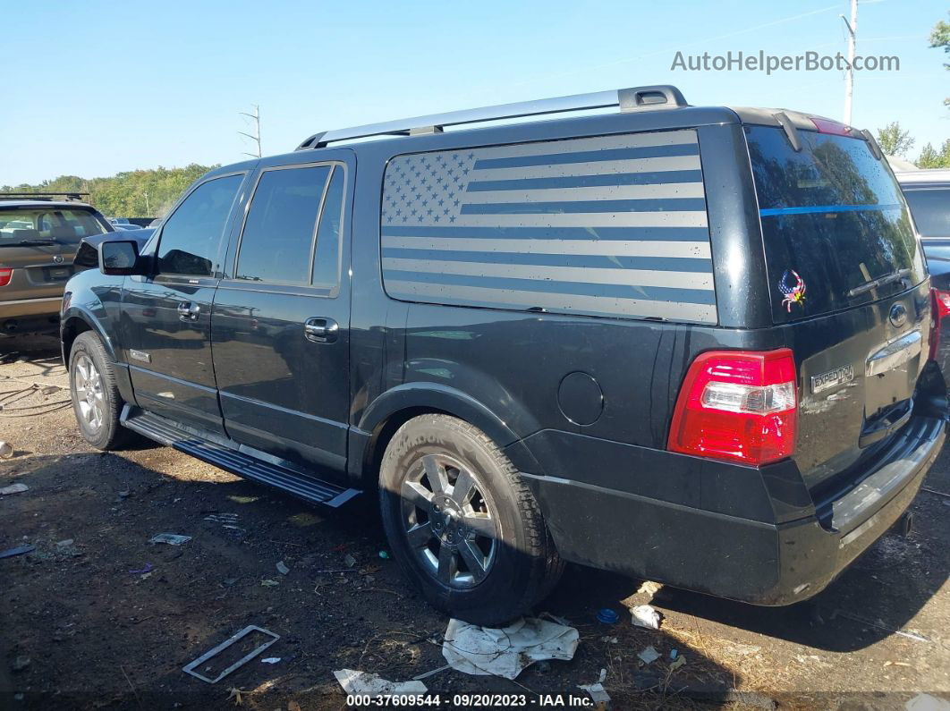 2007 Ford Expedition El Limited Black vin: 1FMFK20527LA40001