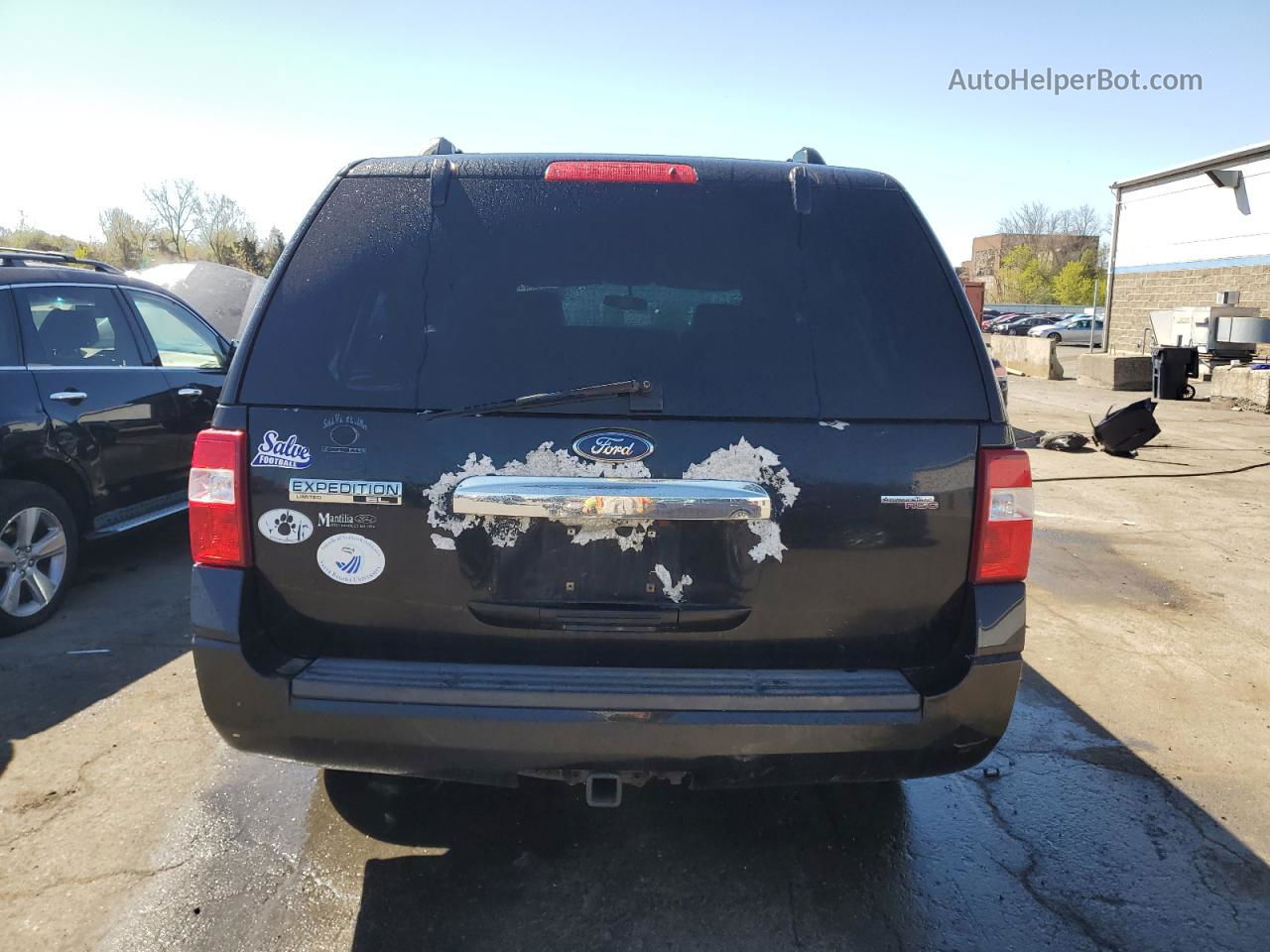 2007 Ford Expedition El Limited Black vin: 1FMFK20527LA40502