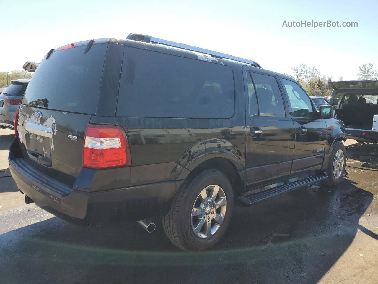 2007 Ford Expedition El Limited Black vin: 1FMFK20527LA40502