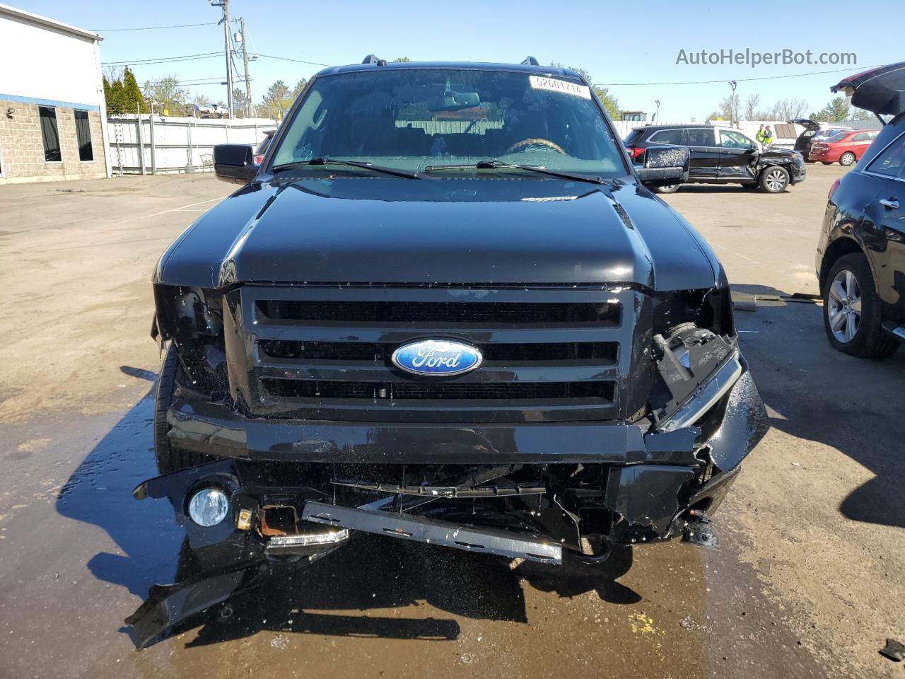 2007 Ford Expedition El Limited Black vin: 1FMFK20527LA40502