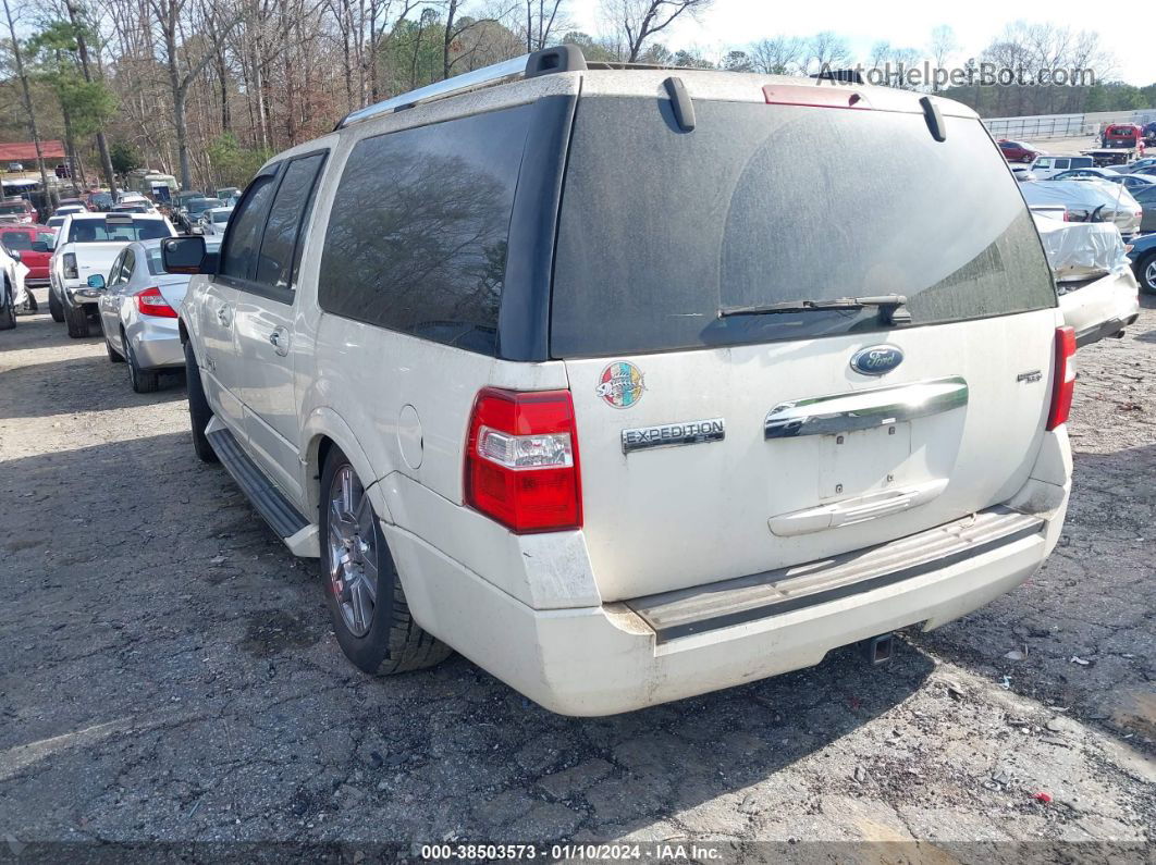 2007 Ford Expedition El Limited White vin: 1FMFK20527LA76609