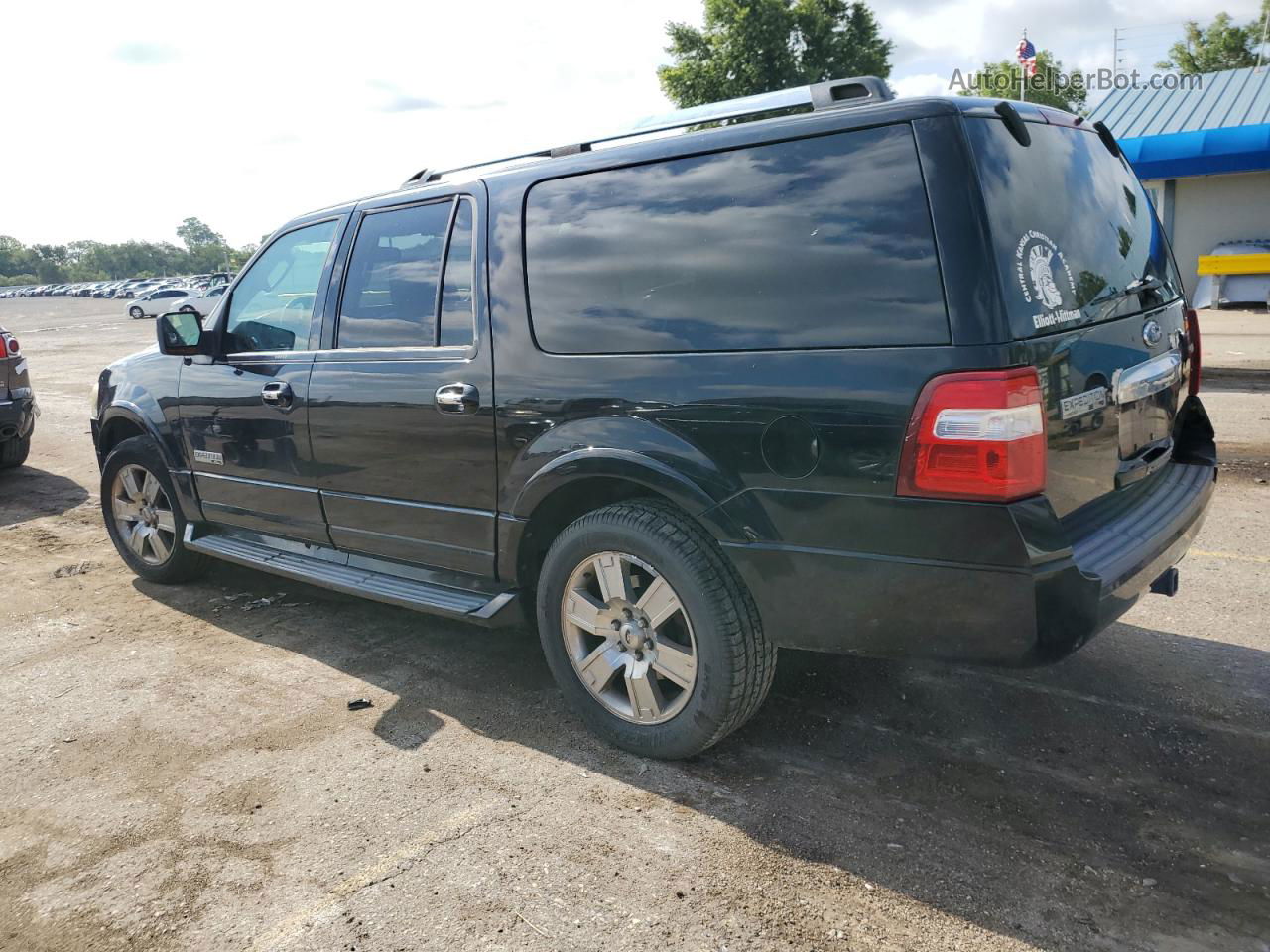 2007 Ford Expedition El Limited Black vin: 1FMFK20547LA19795