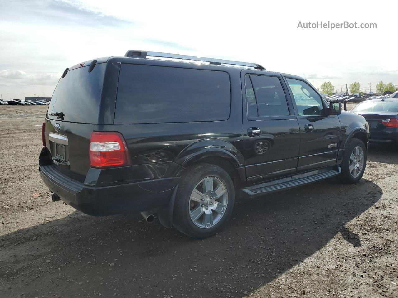 2007 Ford Expedition El Limited Black vin: 1FMFK20547LA84453