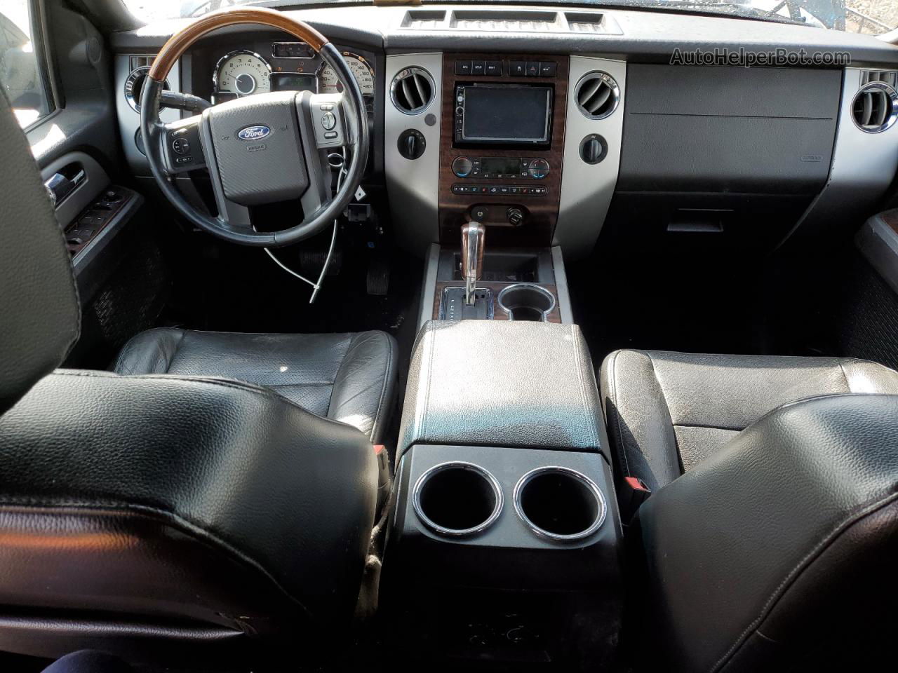 2007 Ford Expedition El Limited Black vin: 1FMFK20547LA84453