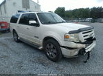 2007 Ford Expedition El Limited White vin: 1FMFK20557LA08000