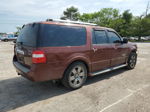 2007 Ford Expedition El Limited Burgundy vin: 1FMFK20557LA24004