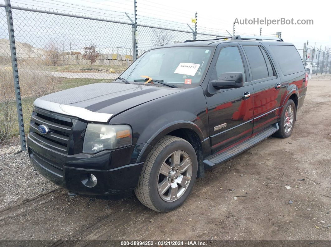 2007 Ford Expedition El Limited Черный vin: 1FMFK20557LA33902