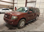 2007 Ford Expedition El Limited Red vin: 1FMFK20557LA34175