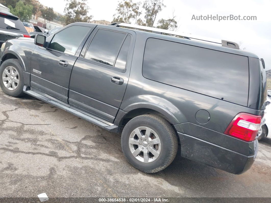 2007 Ford Expedition El Limited Gray vin: 1FMFK20567LA05218