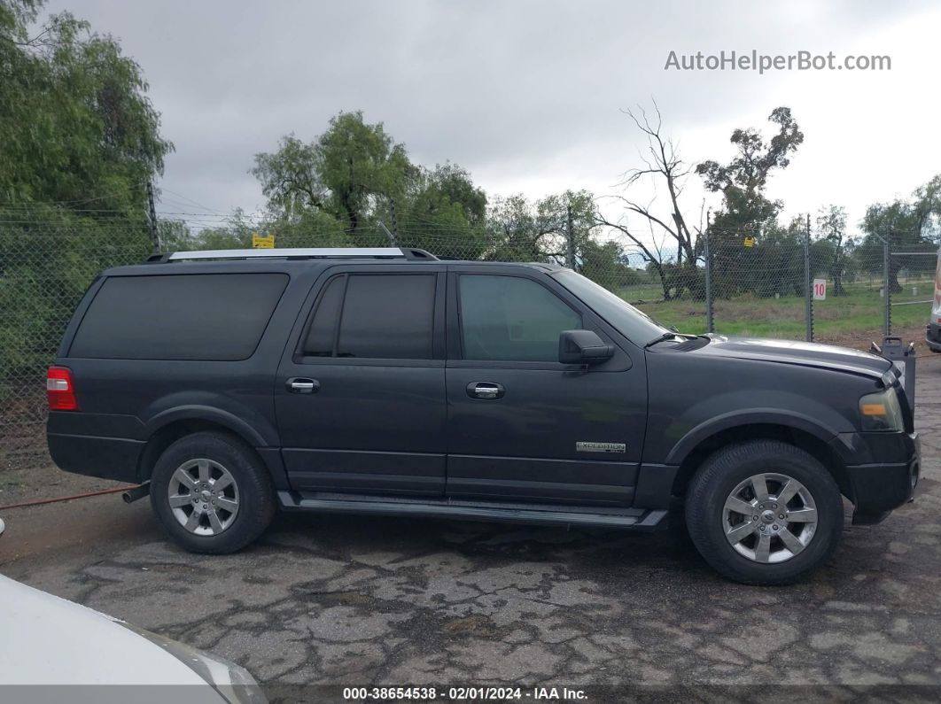 2007 Ford Expedition El Limited Gray vin: 1FMFK20567LA05218