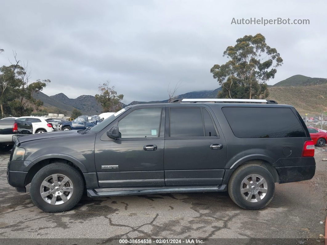 2007 Ford Expedition El Limited Gray vin: 1FMFK20567LA05218