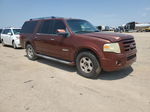 2007 Ford Expedition El Limited Maroon vin: 1FMFK20567LA07017