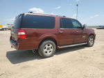 2007 Ford Expedition El Limited Maroon vin: 1FMFK20567LA07017
