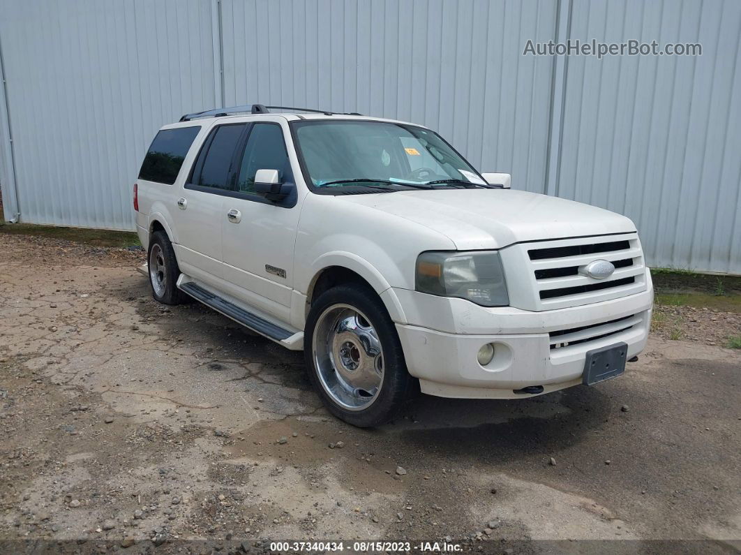 2007 Ford Expedition El Limited Белый vin: 1FMFK20567LA33312