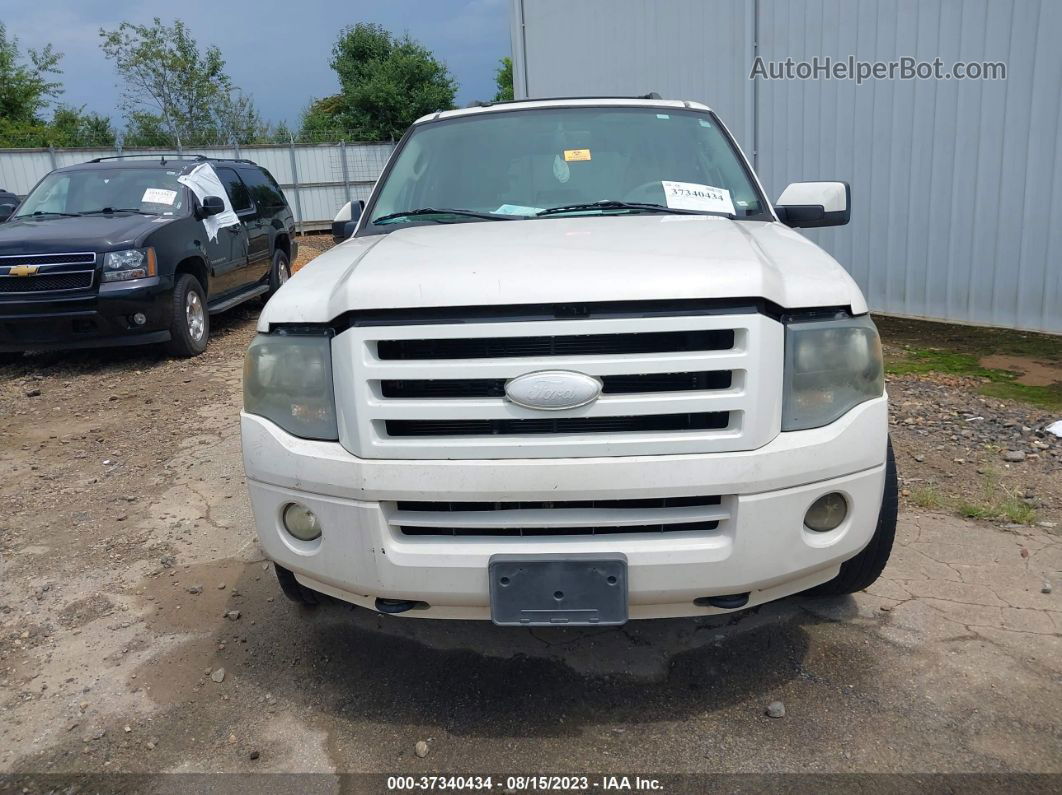 2007 Ford Expedition El Limited White vin: 1FMFK20567LA33312