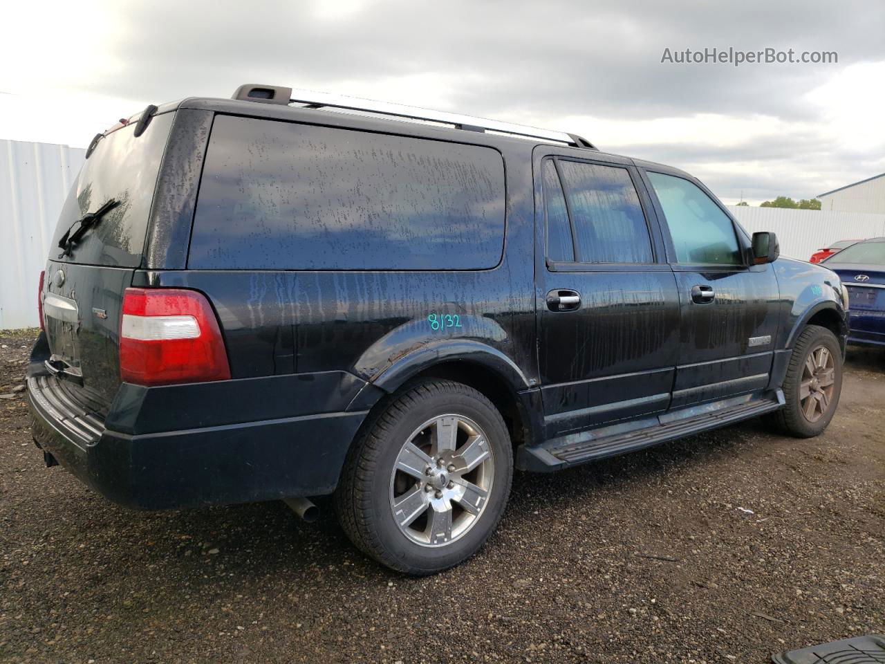 2007 Ford Expedition El Limited Black vin: 1FMFK20567LA94885