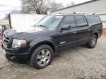 2008 Ford Expedition El Limited Black vin: 1FMFK20568LA73018