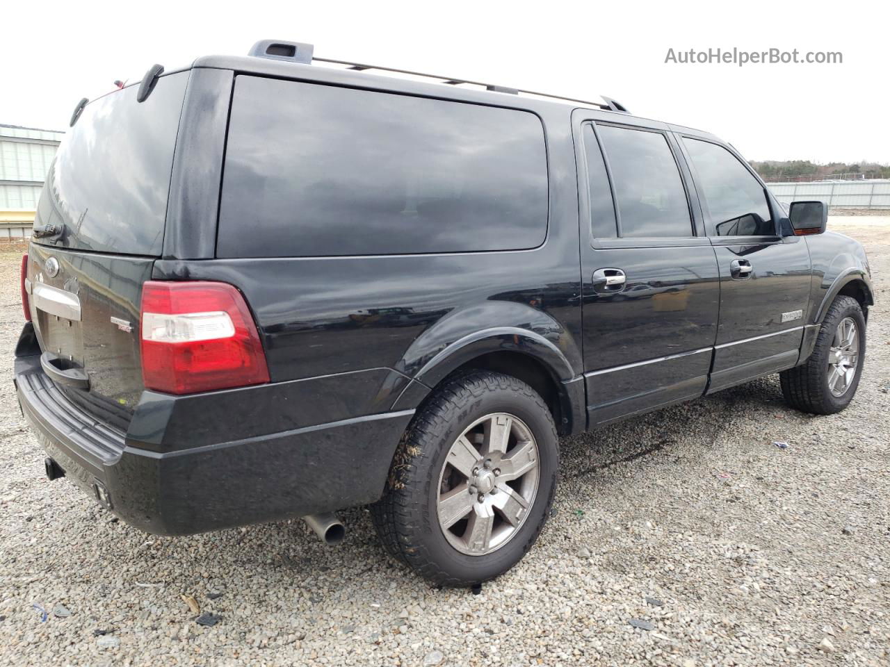 2008 Ford Expedition El Limited Black vin: 1FMFK20568LA73018