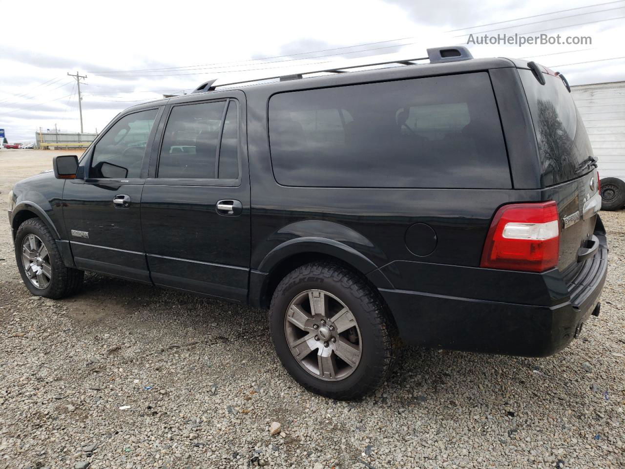 2008 Ford Expedition El Limited Black vin: 1FMFK20568LA73018