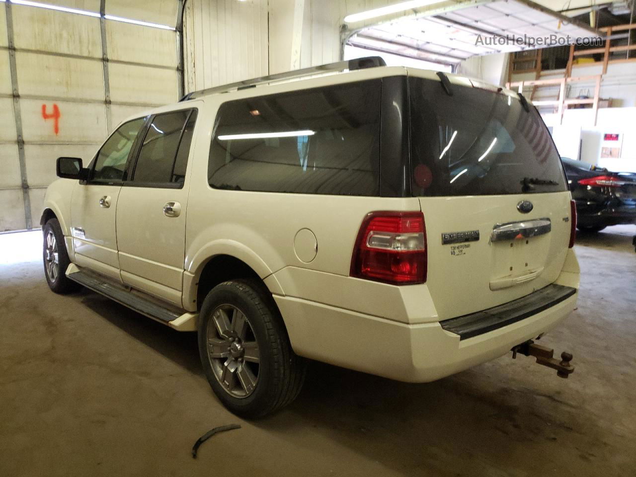 2007 Ford Expedition El Limited White vin: 1FMFK20577LA15417