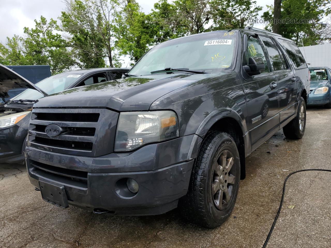 2007 Ford Expedition El Limited Угольный vin: 1FMFK20577LA56128