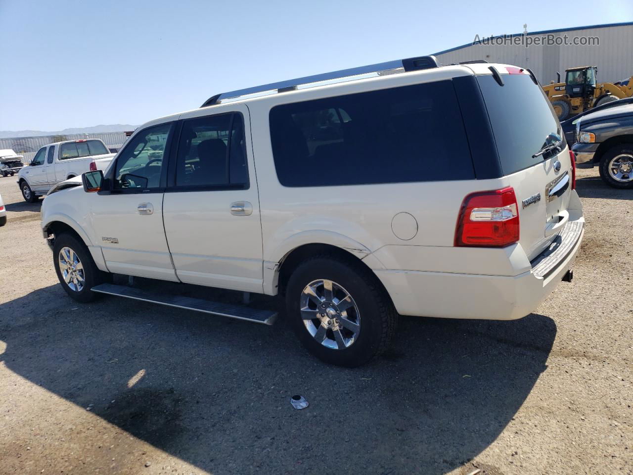 2008 Ford Expedition El Limited White vin: 1FMFK20578LA65963