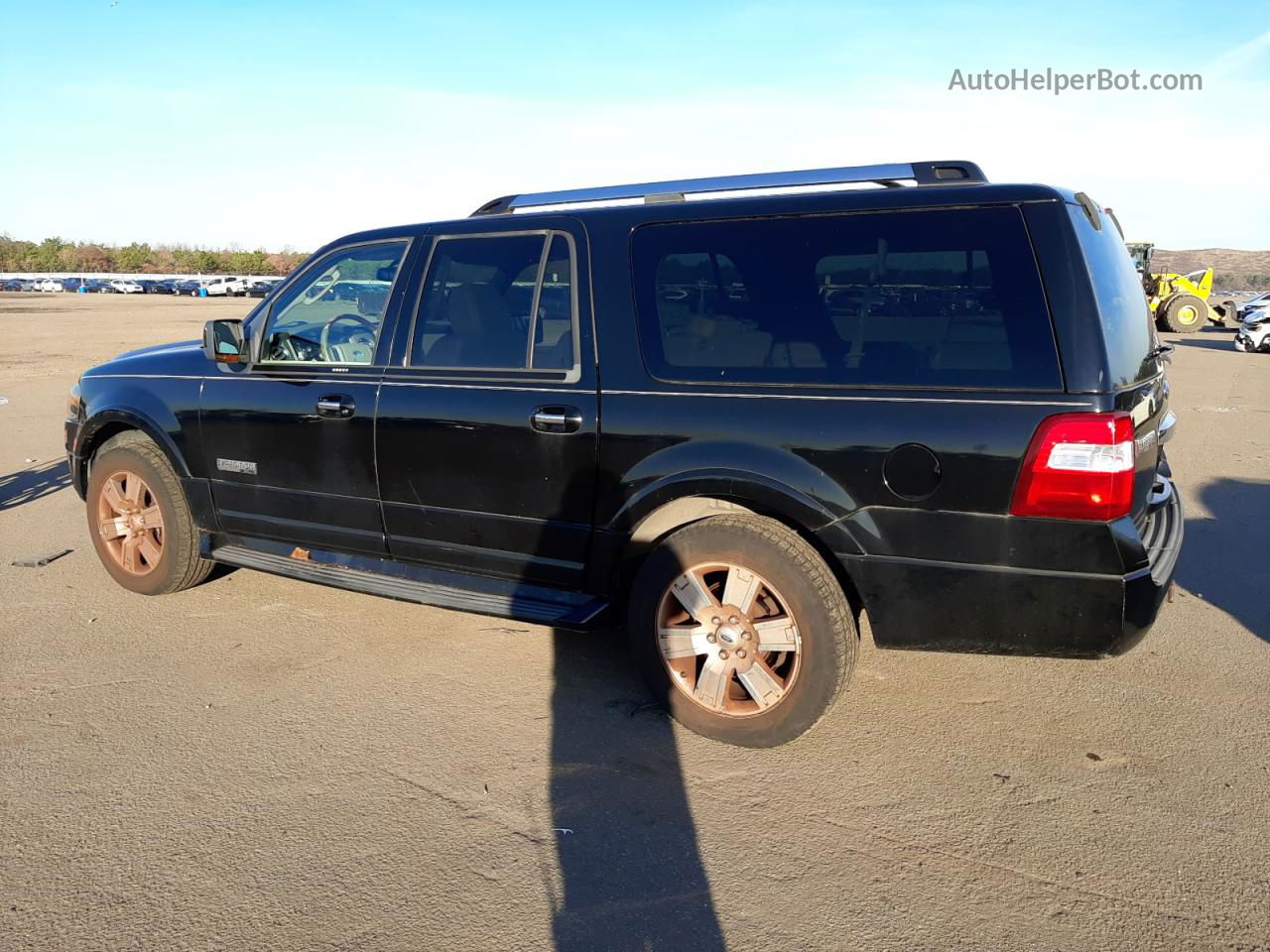 2008 Ford Expedition El Limited Black vin: 1FMFK20588LA25181