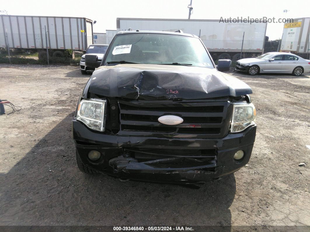 2007 Ford Expedition El Limited Черный vin: 1FMFK20597LA00997