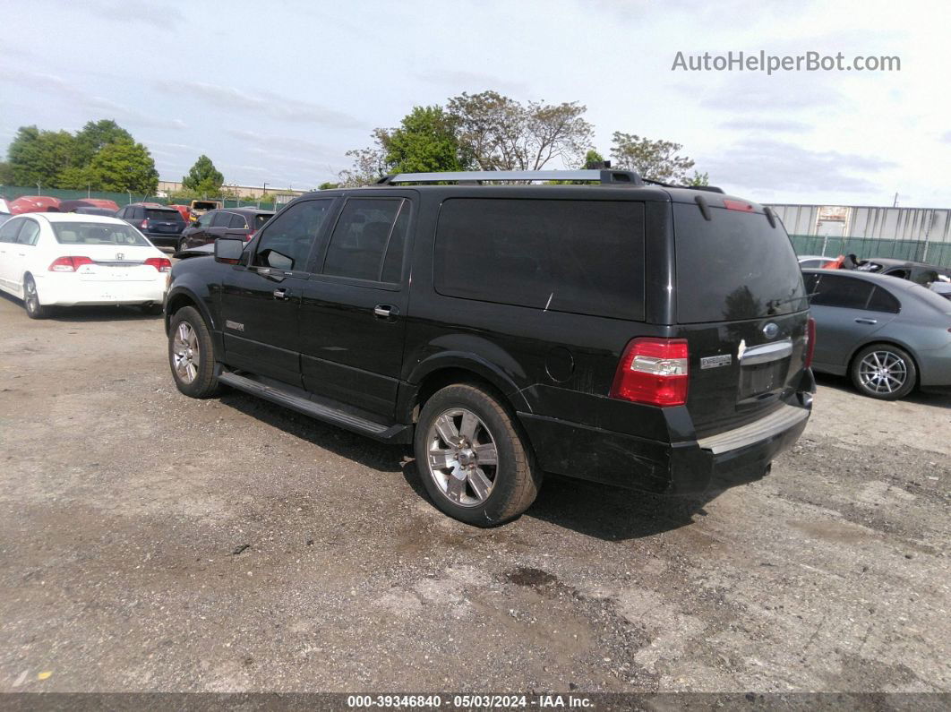 2007 Ford Expedition El Limited Black vin: 1FMFK20597LA00997